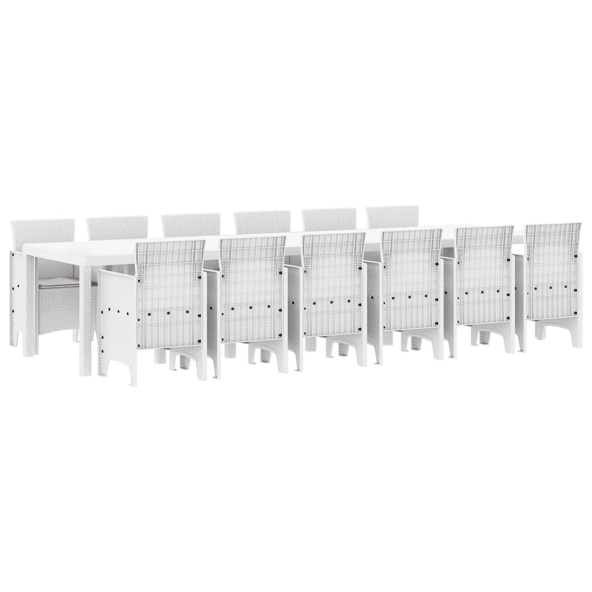 Zestaw obiadowy do ogrodu 13-częściowy z poduszkam