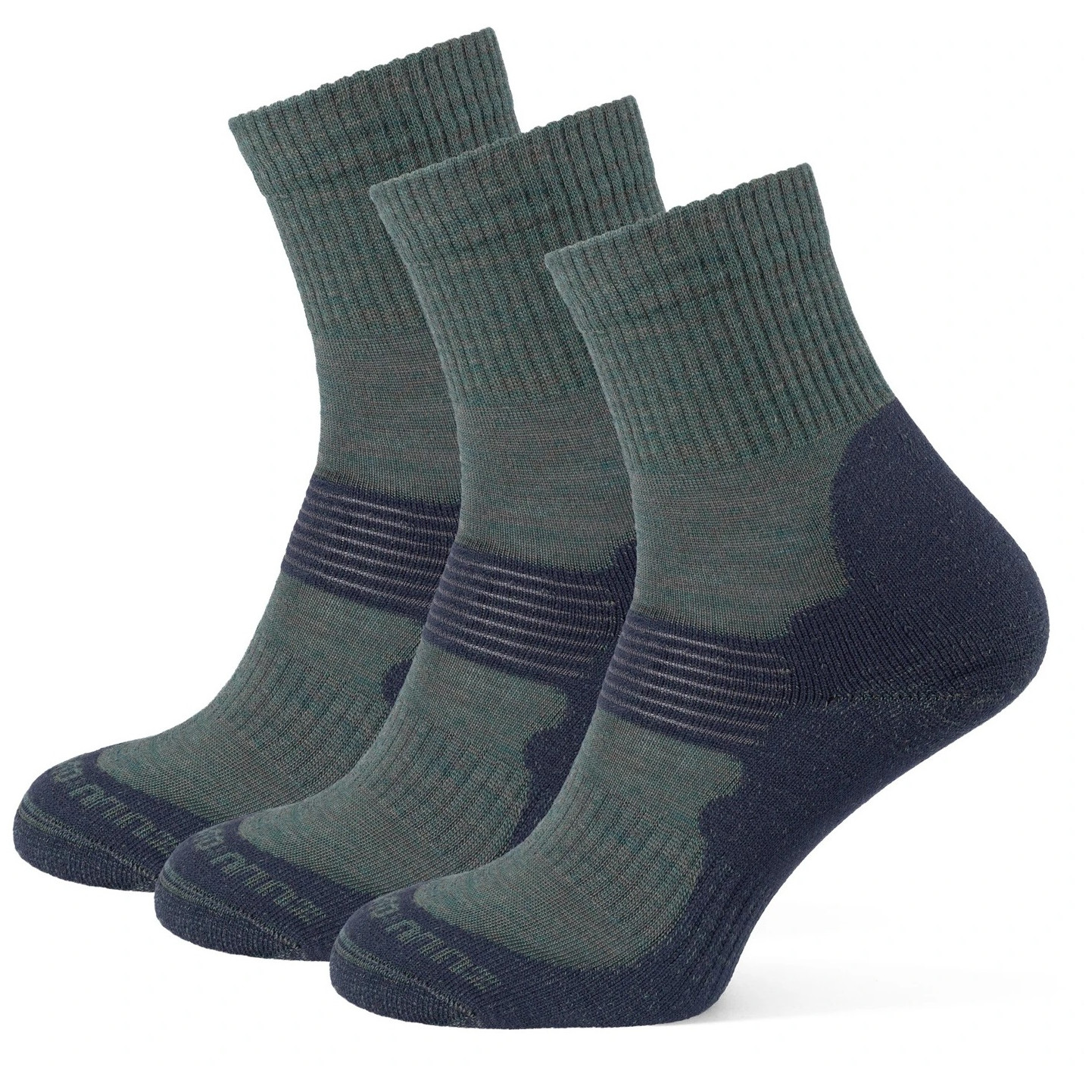 Skarpetki Zulu Merino Allseason 3-pack Rozmiar skarpet: 43-47 / Kolor: zielony