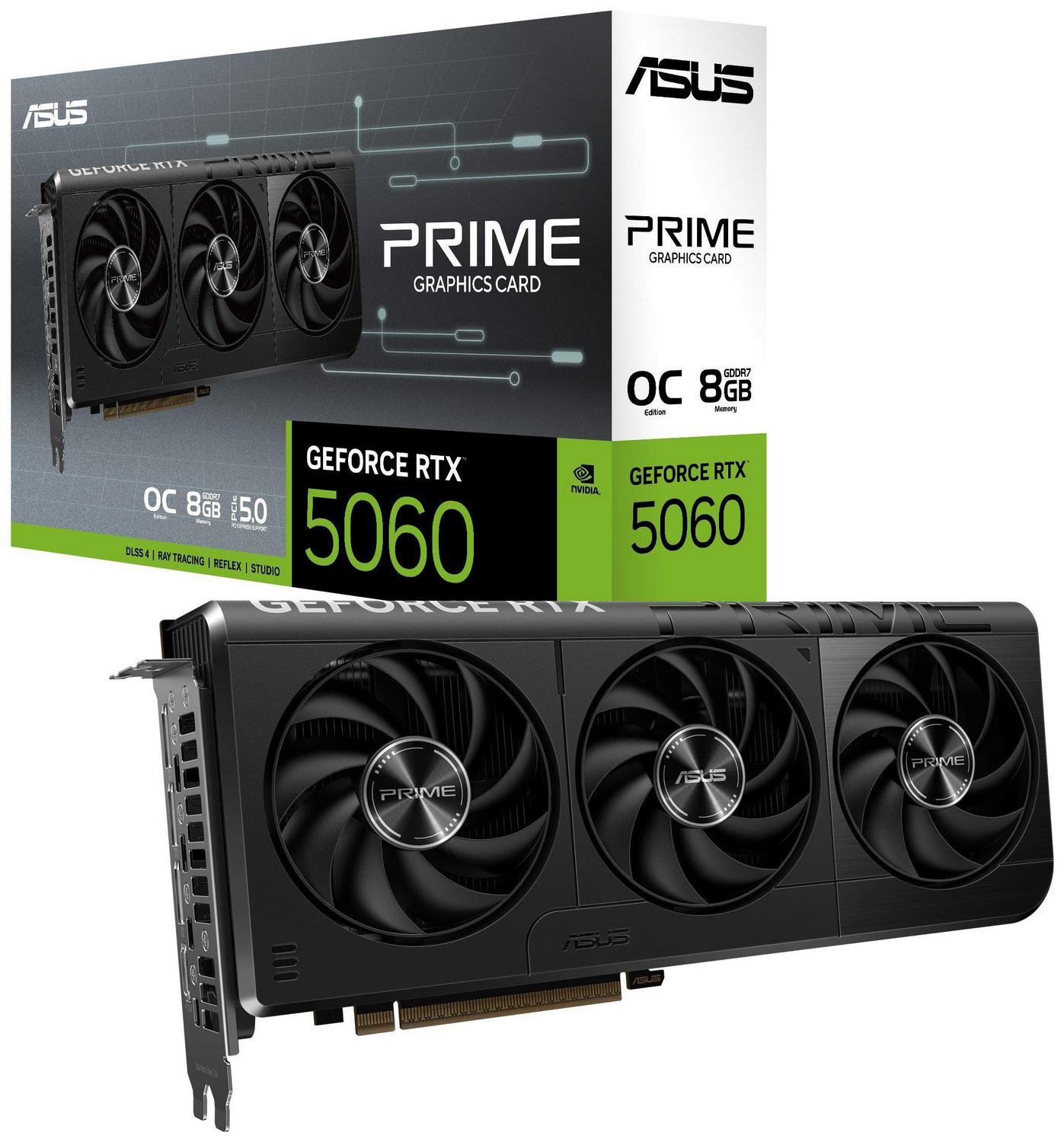 ASUS GeForce RTX 5060 PRIME OC 8GB DLSS 4 PRIME-RTX5060-O8G