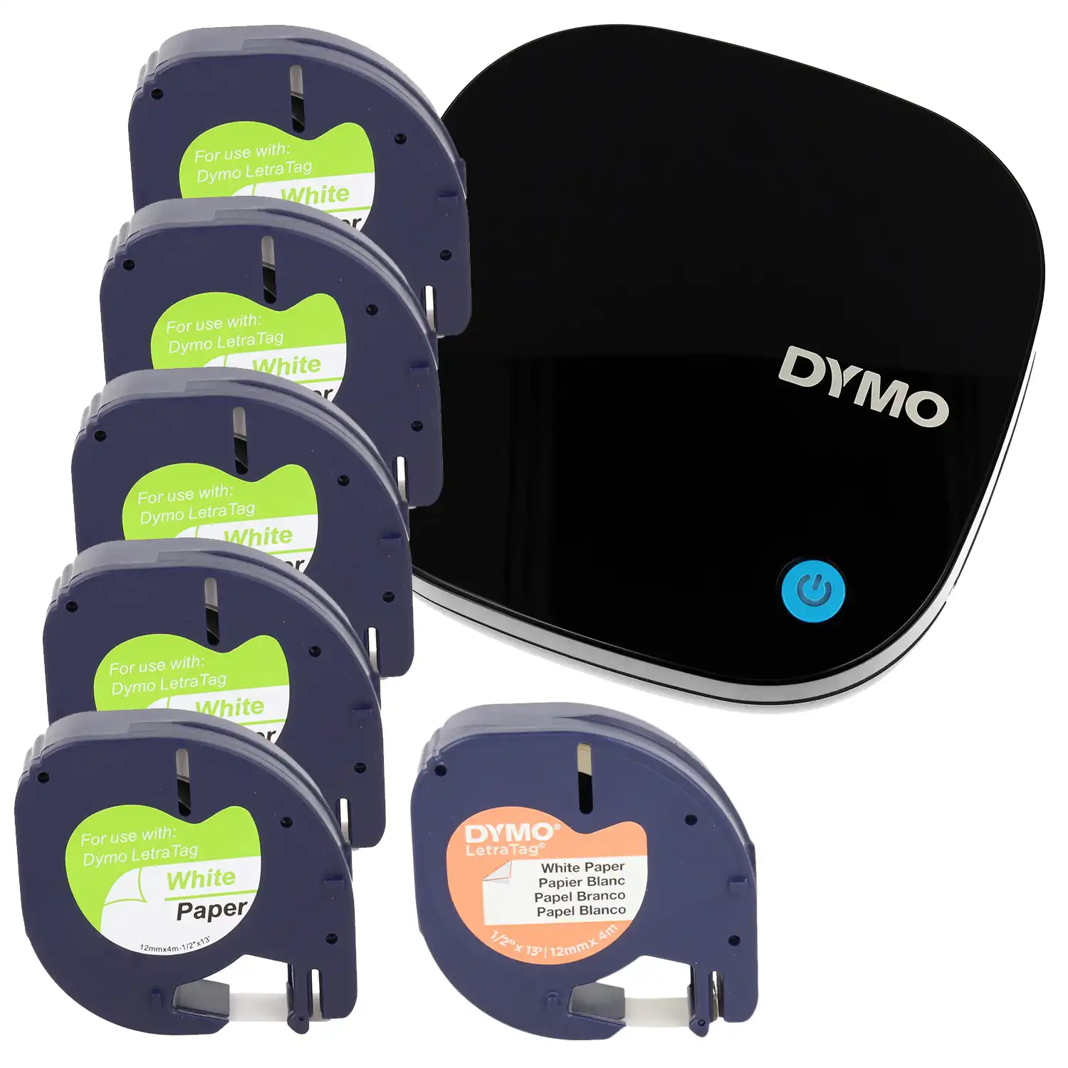 Drukarka etykiet DYMO LetraTag LT 200B + 5 taśm 59421 w zestawie