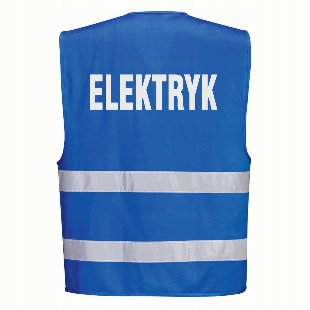 Kamizelka odblaskowa PORTWEST Niebieska rozmiar S/M nadruk ELEKTRYK