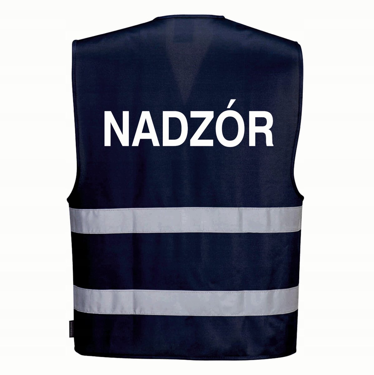 Kamizelka odblaskowa F474 PORTWEST S/M - granatowa nadruk NADZÓR