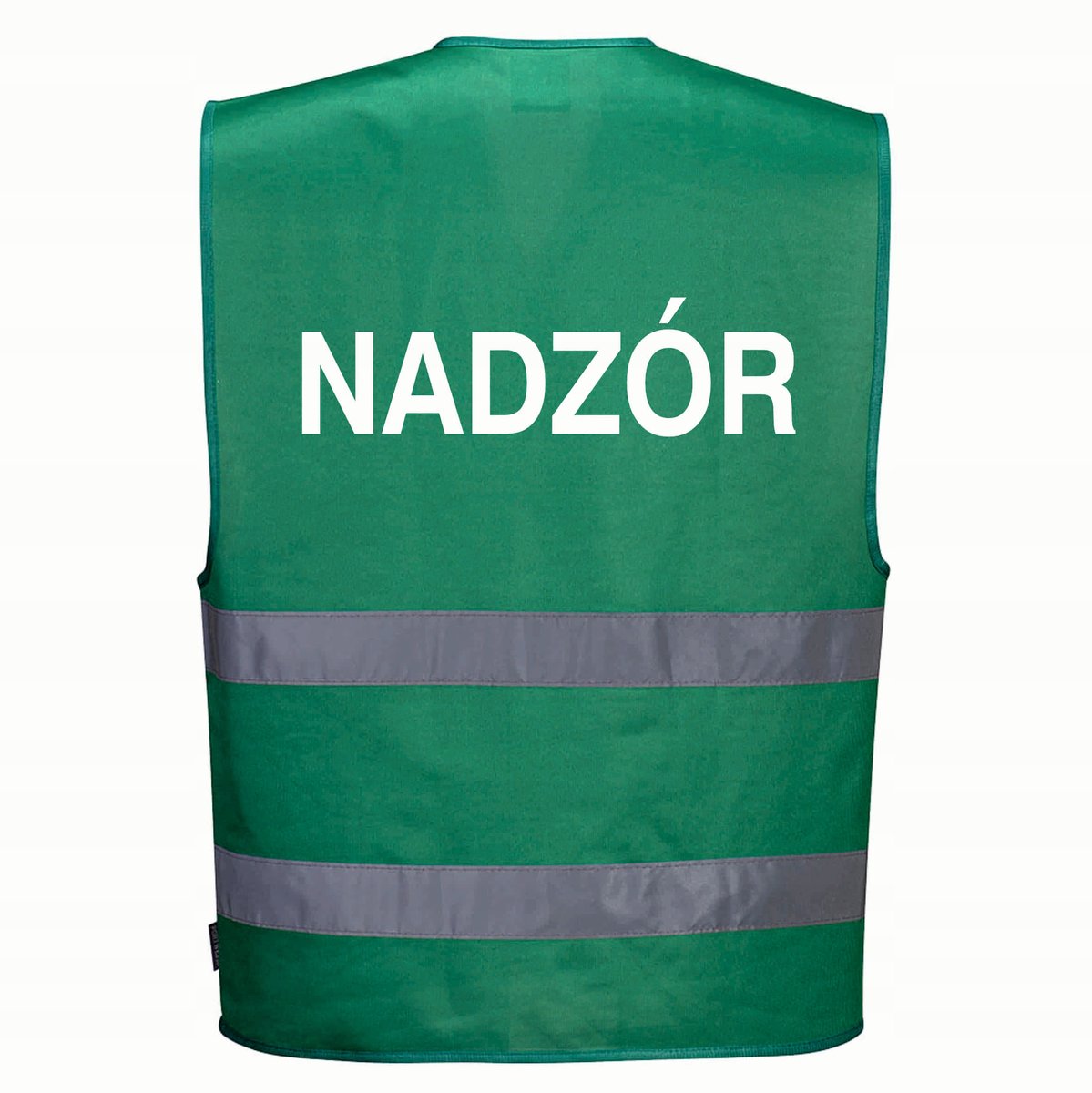 Kamizelka odblaskowa F474 PORTWEST S/M-zielona nadruk NADZÓR