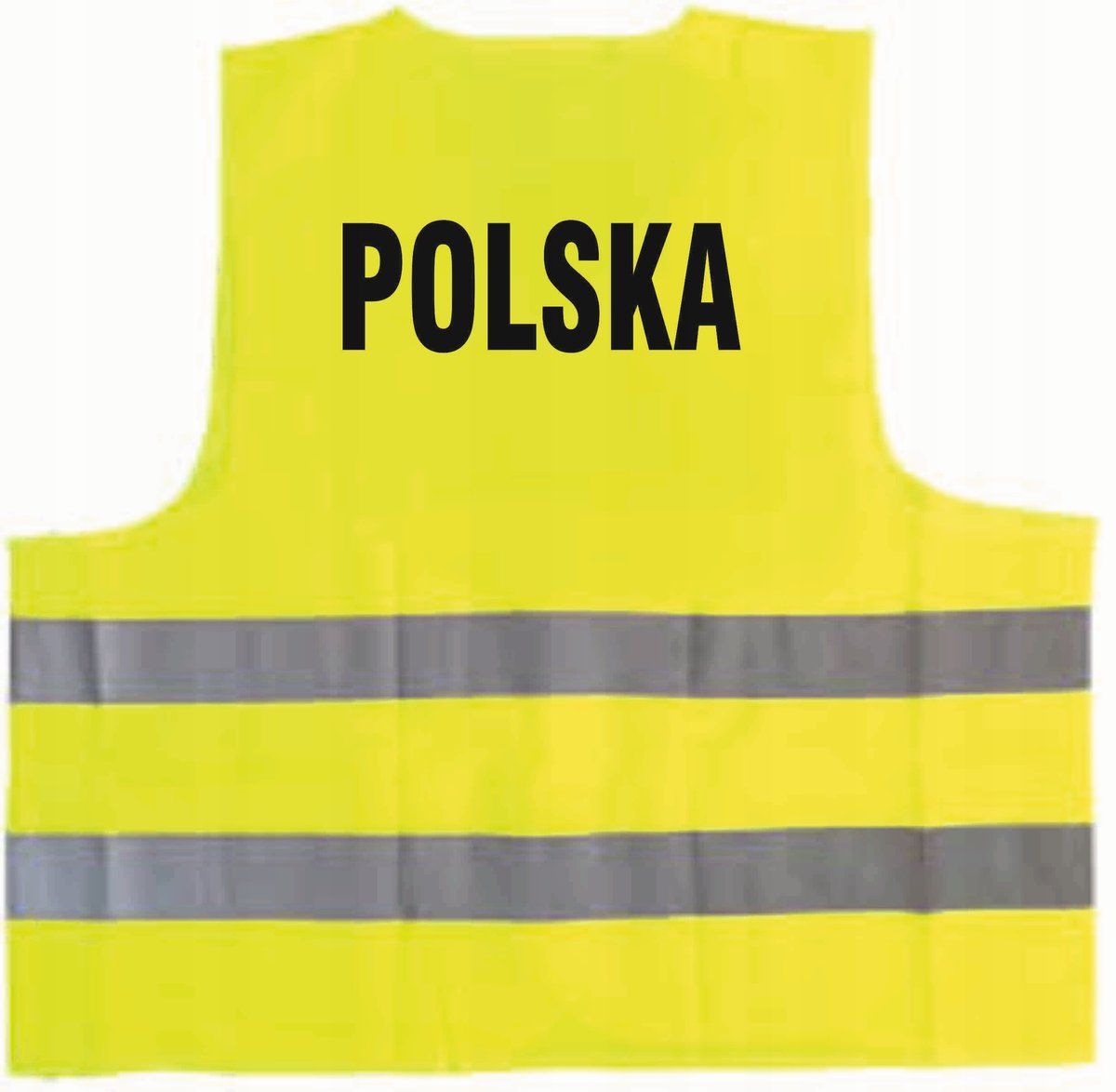 Kamizelka odblaskowa z nadrukiem POLSKA rozmiar XXXL