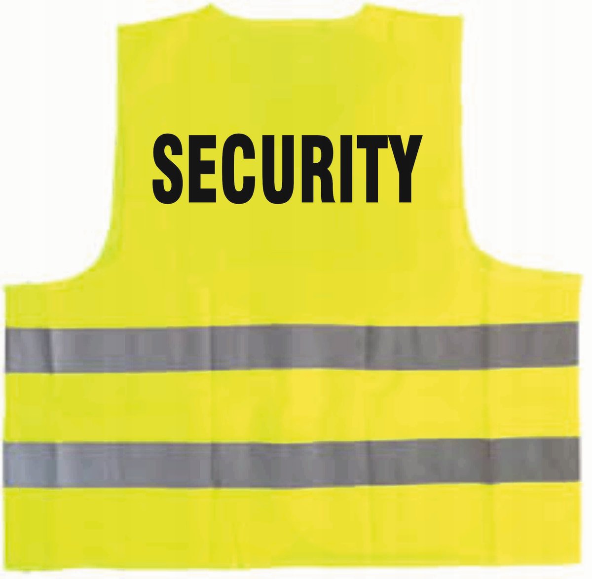 Kamizelka odblaskowa z nadrukiem SECURITY rozmiar XXL