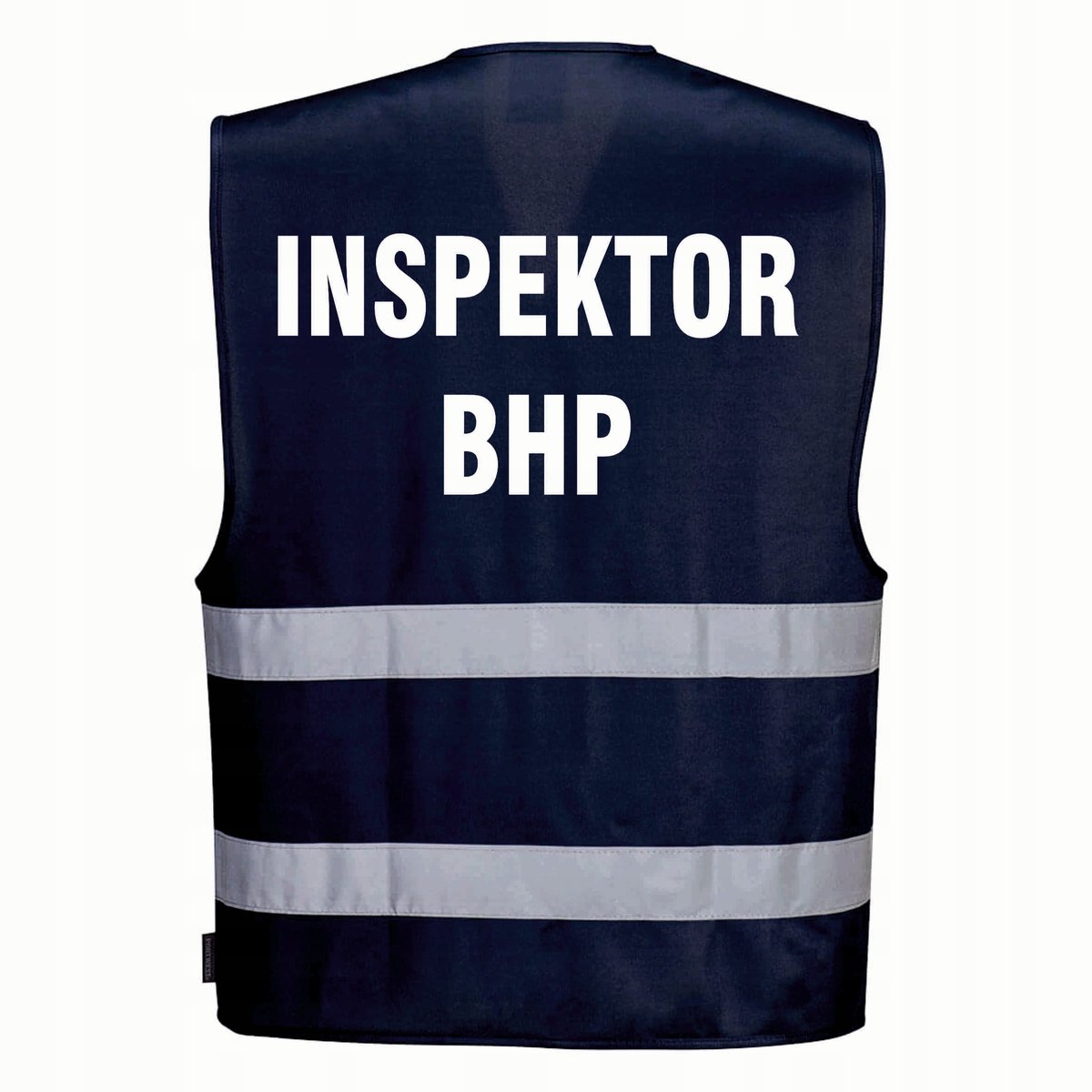 Kamizelka odblaskowa F474 PORTWEST S/M- granatowa z nadrukiem INSPEKTOR BHP