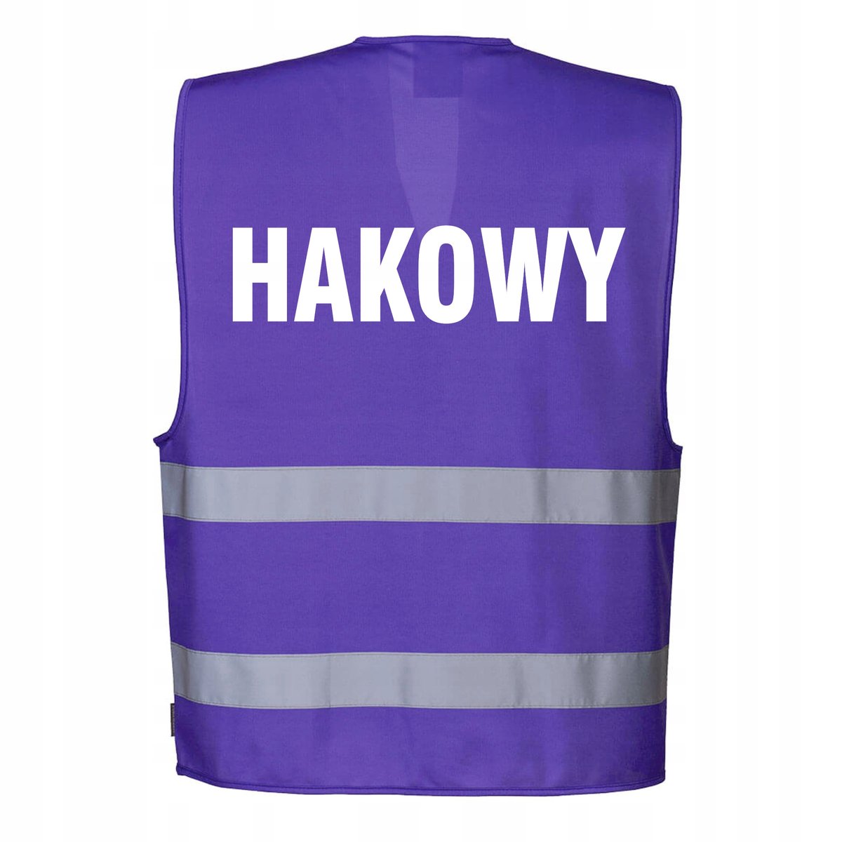 Kamizelka odblaskowa Portwest fioletowa L/XL z nadrukiem HAKOWY