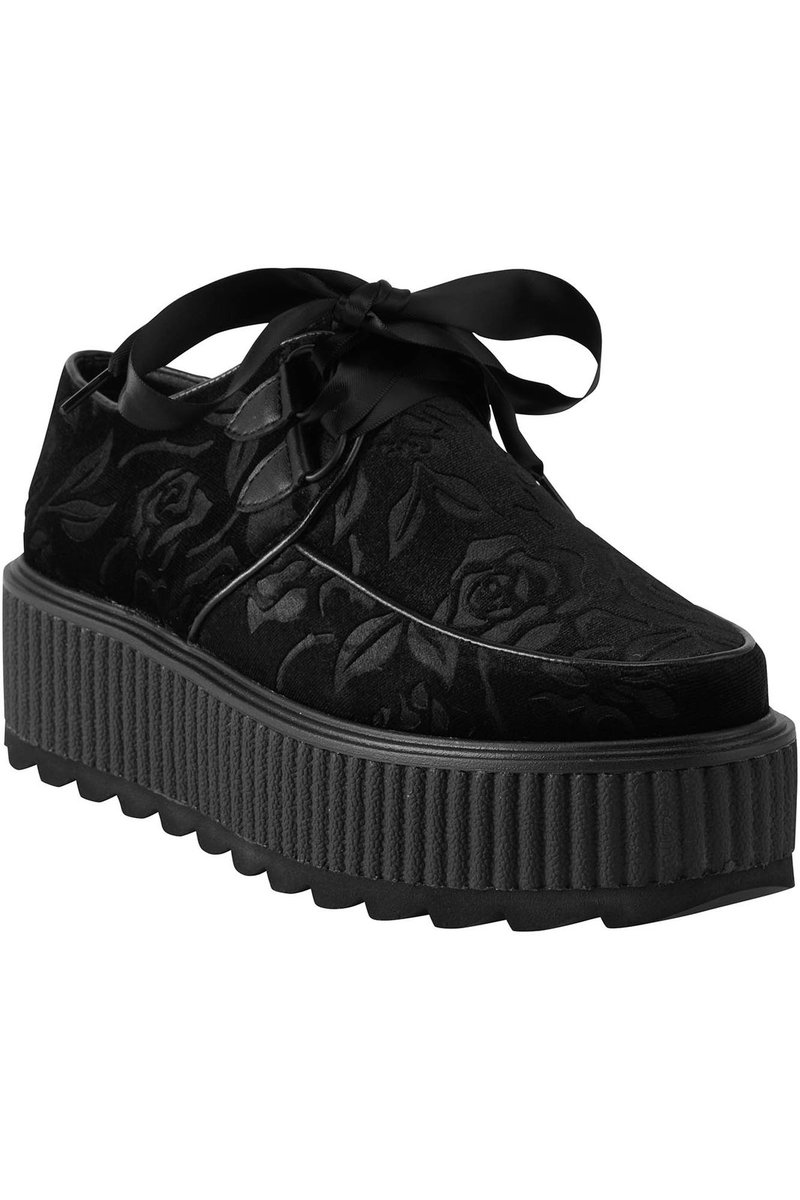 buty damskie creepers KILLSTAR - VAMPIRE'S KISS (BLACK)-42