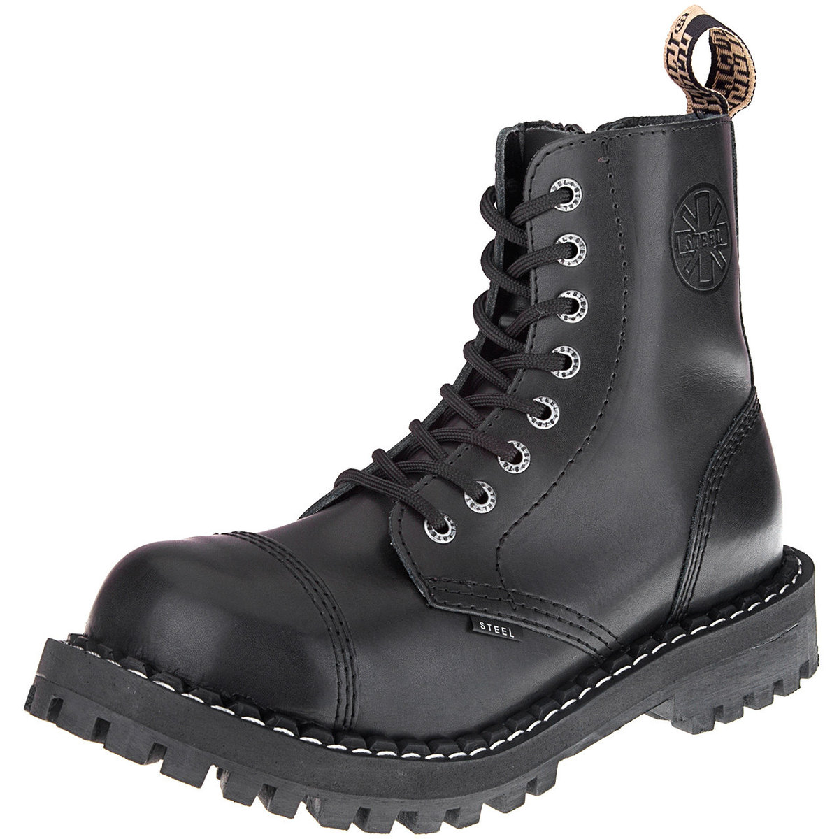 glany STEEL - BLACK (8 dziurek) z suwakiem-36