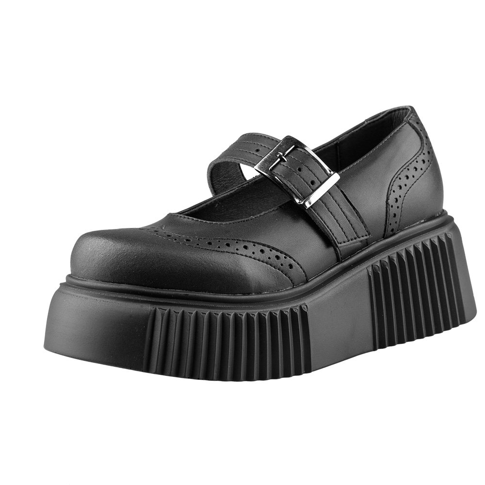 półbuty damskie ALTERCORE czarne (ANABELLE VEGAN BLACK)-40
