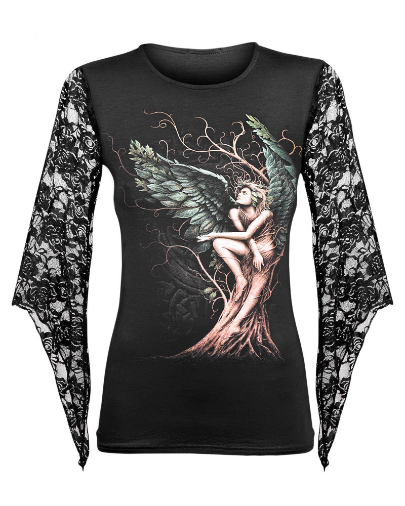 bluzka damska WOODLAND QUEEN długi rękaw-XL