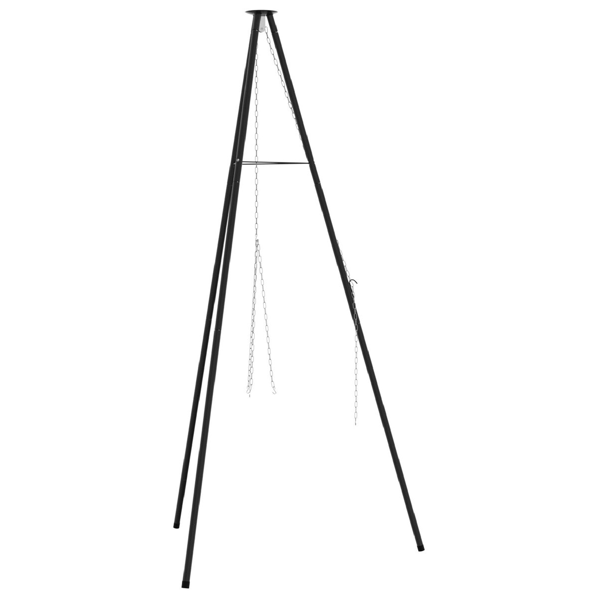 vidaXL statyw do gotowania przy ognisku 190 cm wysokości stal
