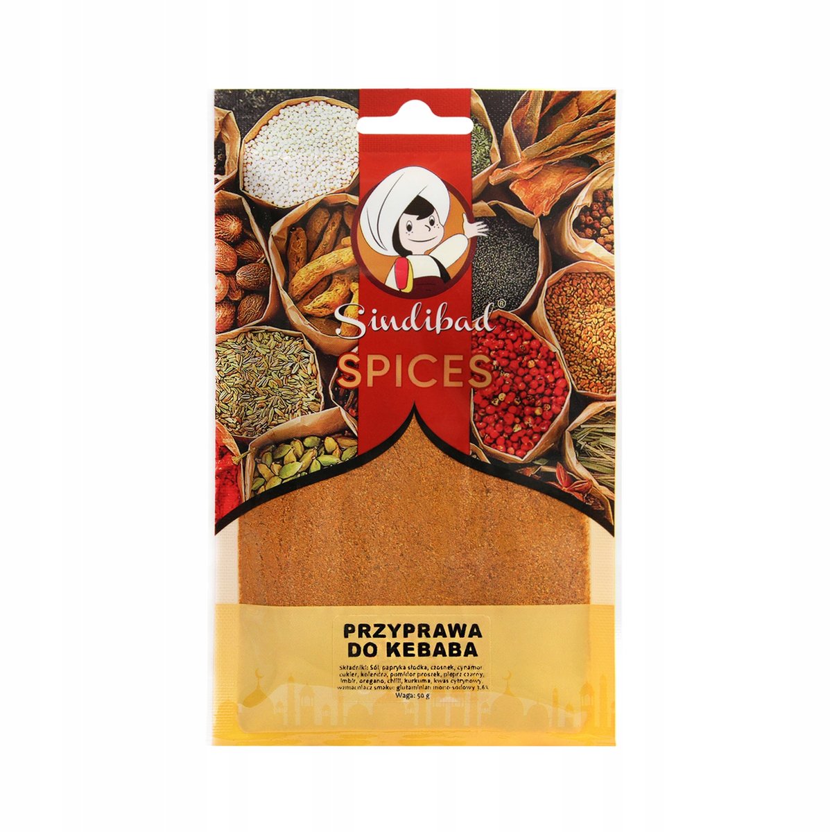 PRZYPRAWA DO KEBABA 50g Sindibad INTESYWNY SMAK