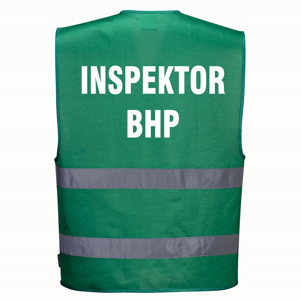 Kamizelka odblaskowa F474 PORTWEST L/XL -zielona nadruk INSPEKTOR BHP