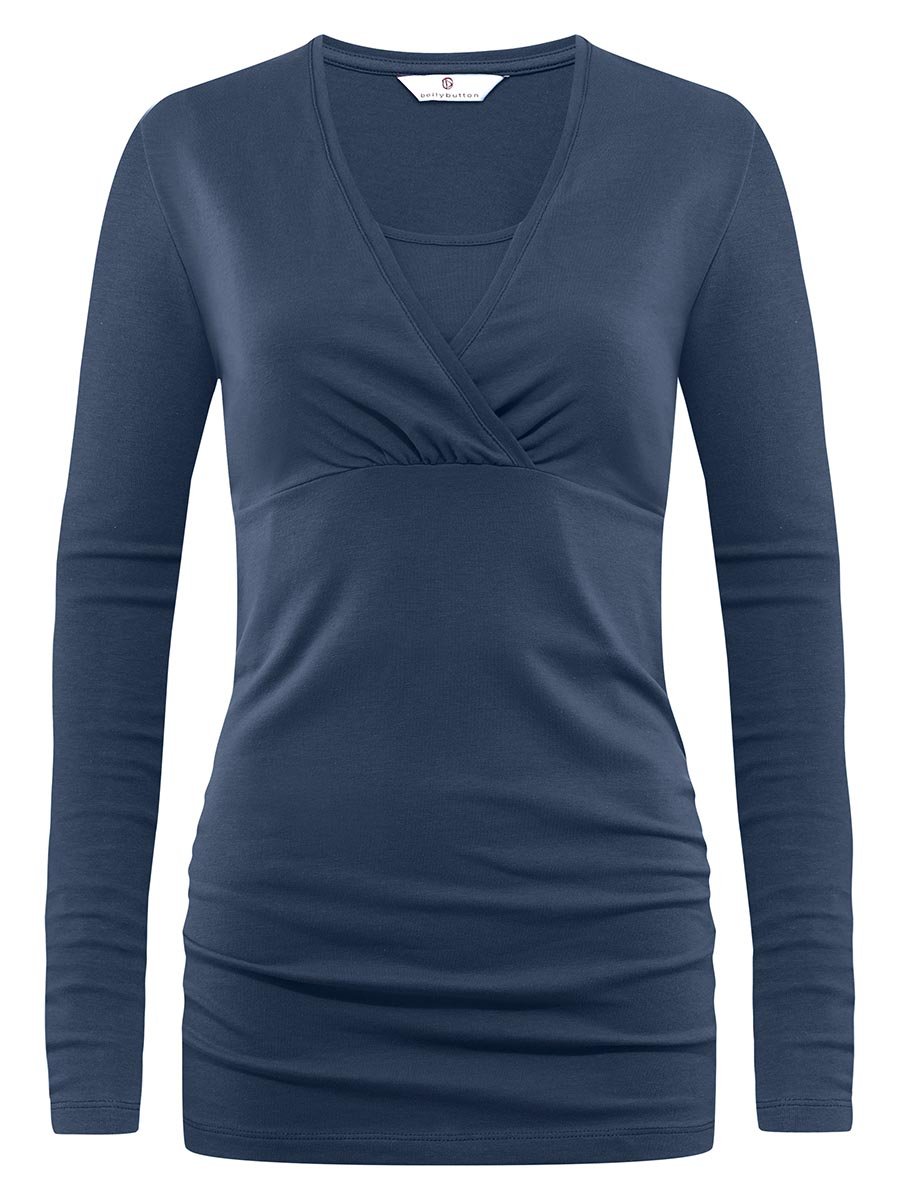 Damska tunika ciążowa granatowa Bellybutton Maternity, r.L