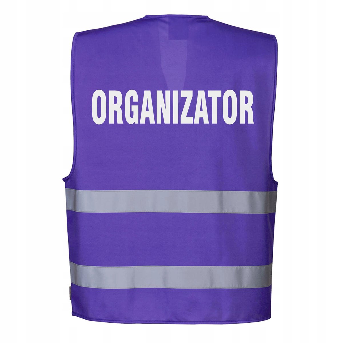 Kamizelka odblaskowa Portwest fioletowa L/XL z nadrukiem ORGANIZATOR