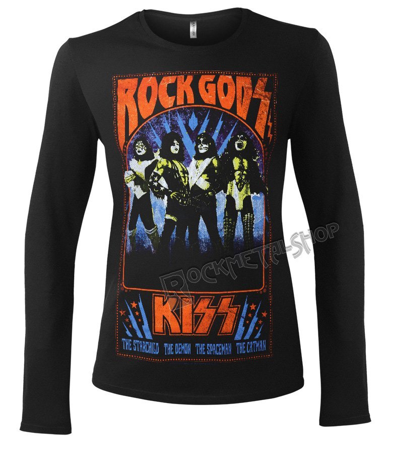 bluzka damska KISS - ROCK GODS długi rękaw-L