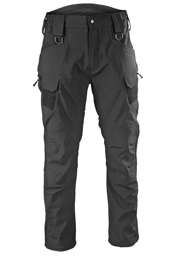 spodnie bojówki SOFTSHELL HOSE 'ASSAULT' BLACK-XXL