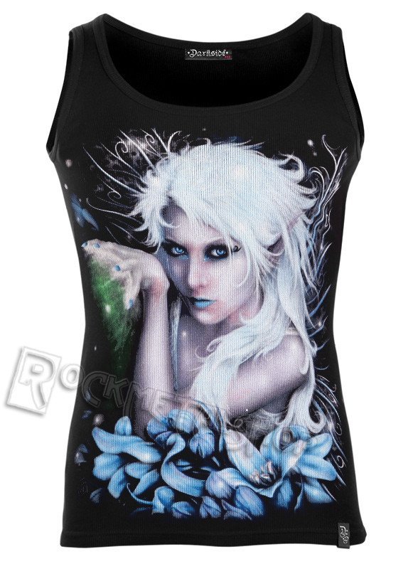 Koszulka Na Ramiączka Darkside - Blue Flower Pixie-M