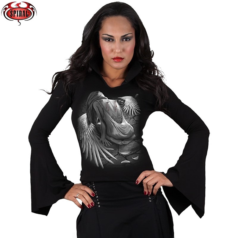 bluzka damska BROKEN ANGEL długi rękaw-XL