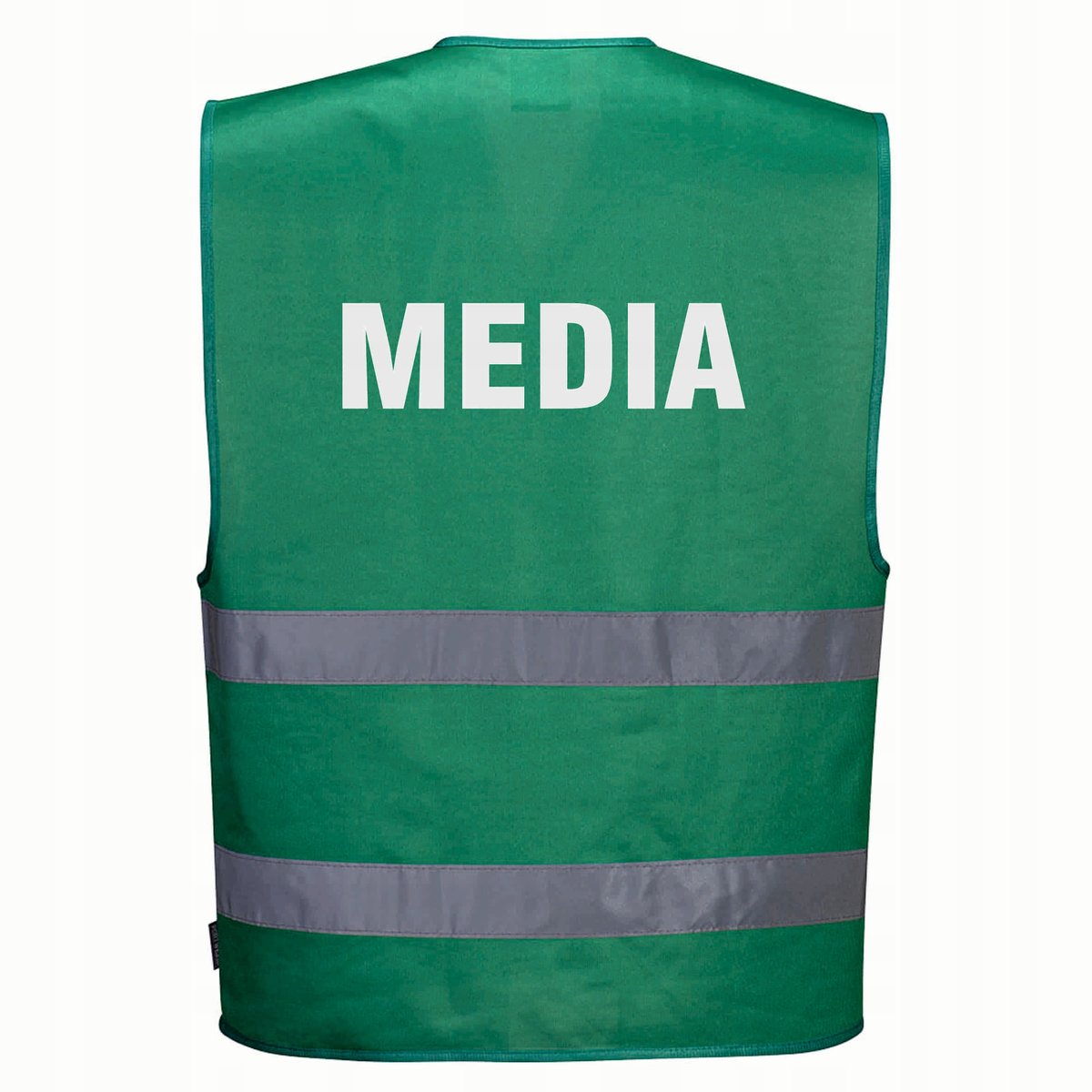 Kamizelka odblaskowa F474 PORTWEST L/XL -zielona nadruk MEDIA