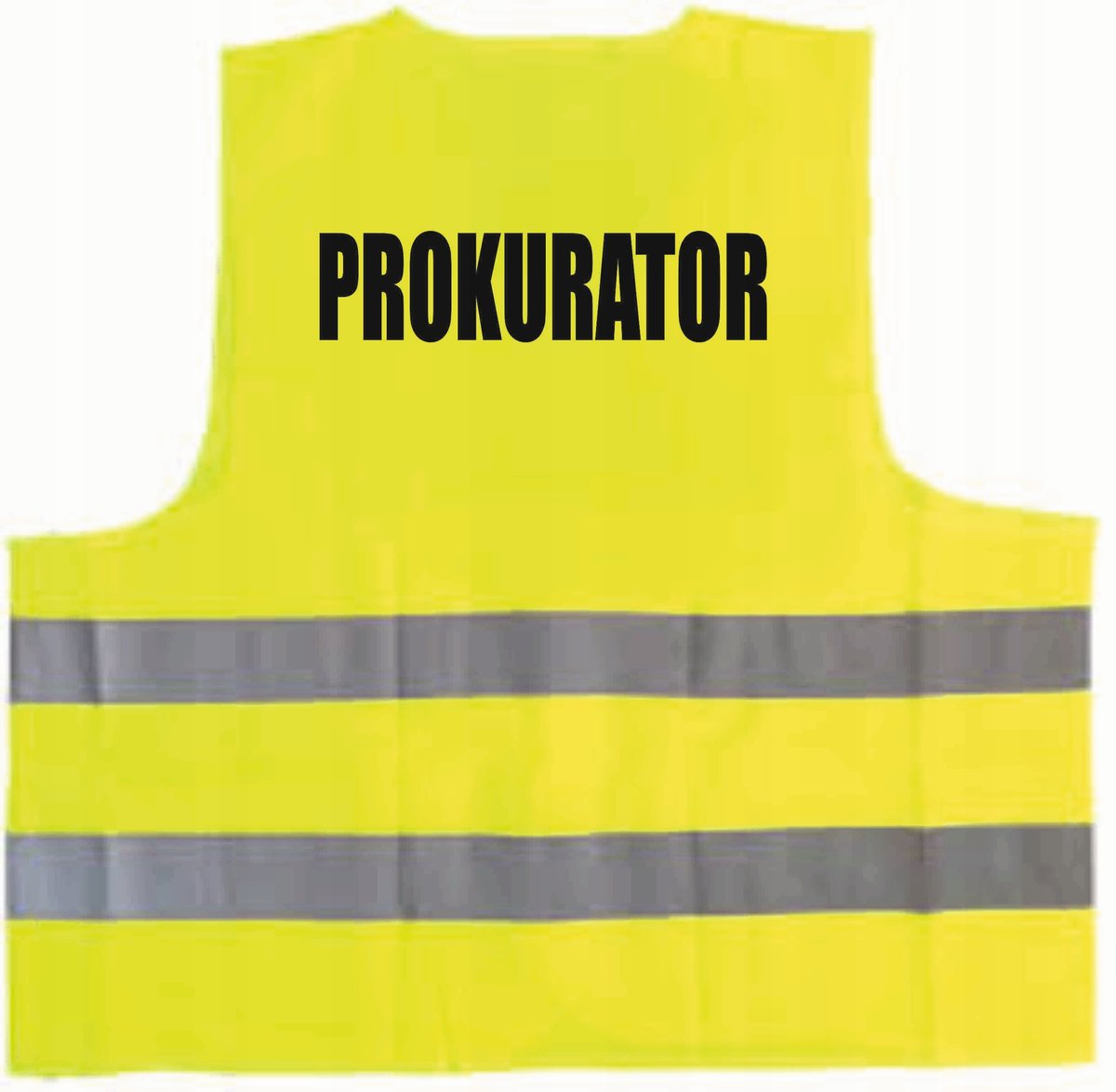 Kamizelka odblaskowa z nadrukiem PROKURATOR rozmiar XL