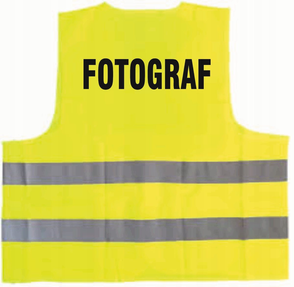 Kamizelka odblaskowa z nadrukiem FOTOGRAF rozmiar L