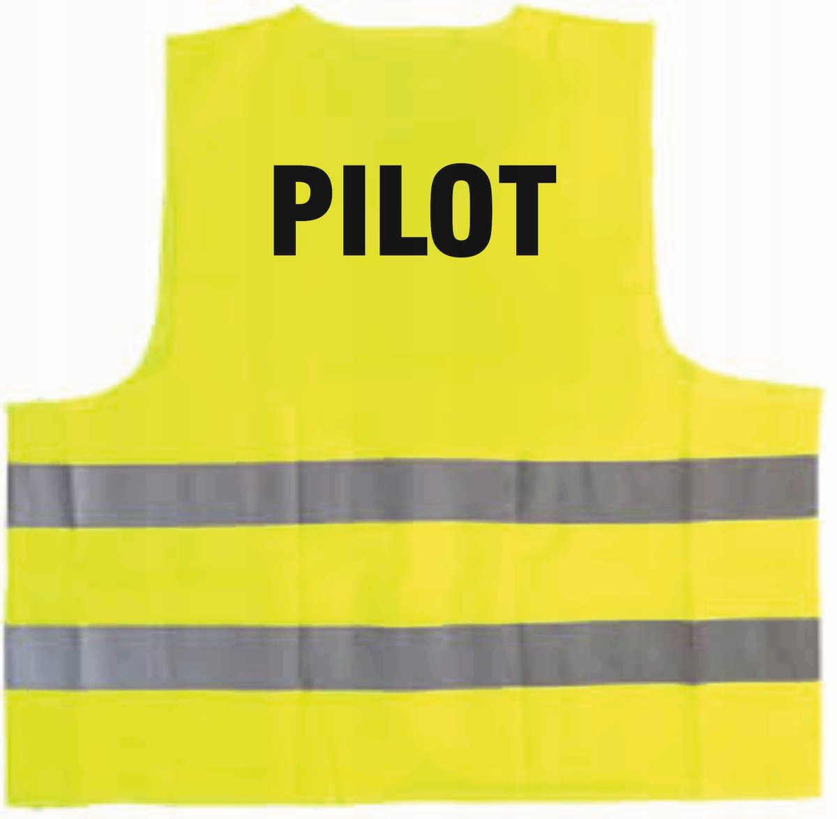 Kamizelka odblaskowa z nadrukiem PILOT rozmiar XXL