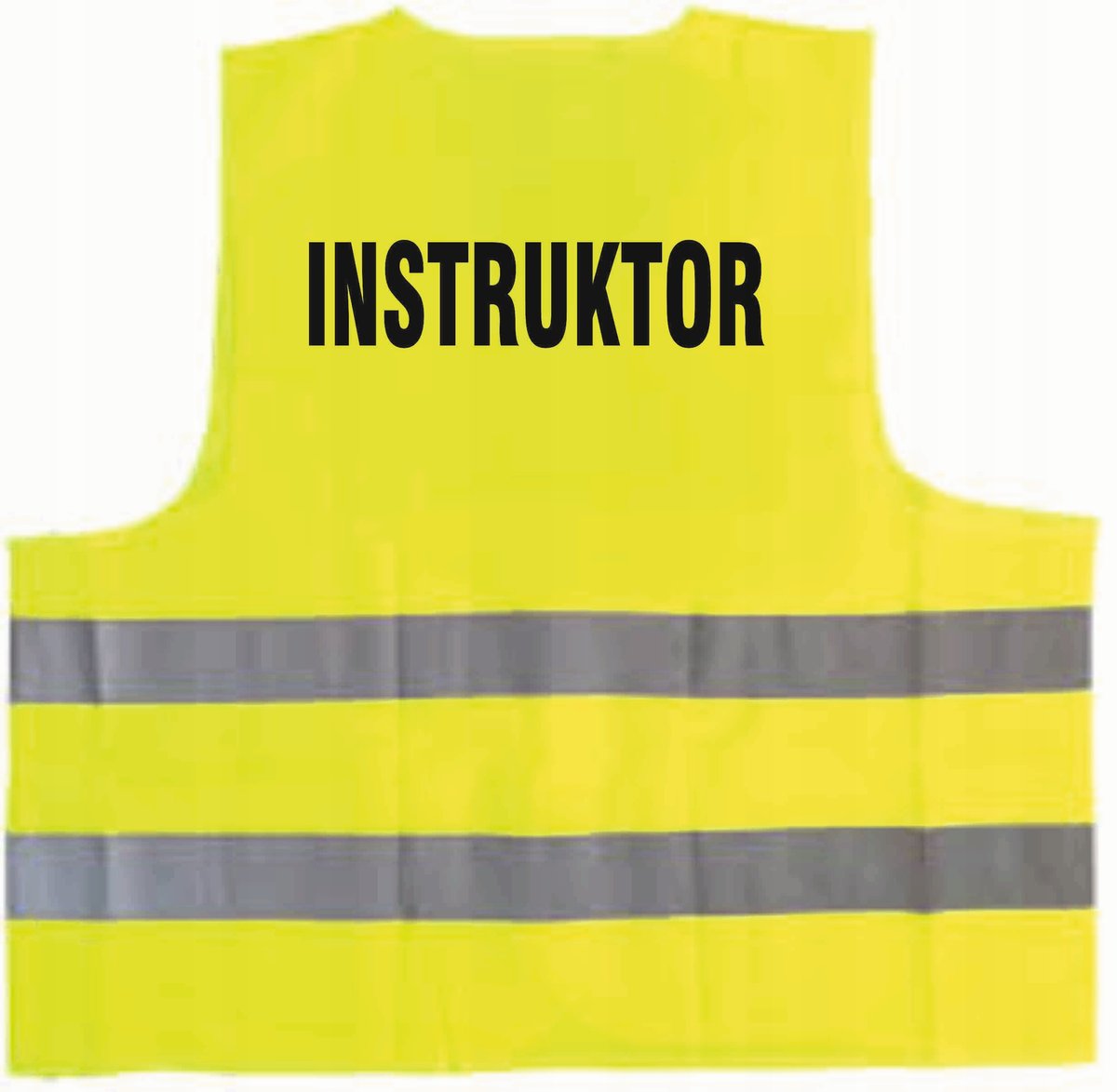 Kamizelka odblaskowa z nadrukiem INSTRUKTOR rozmiar XL