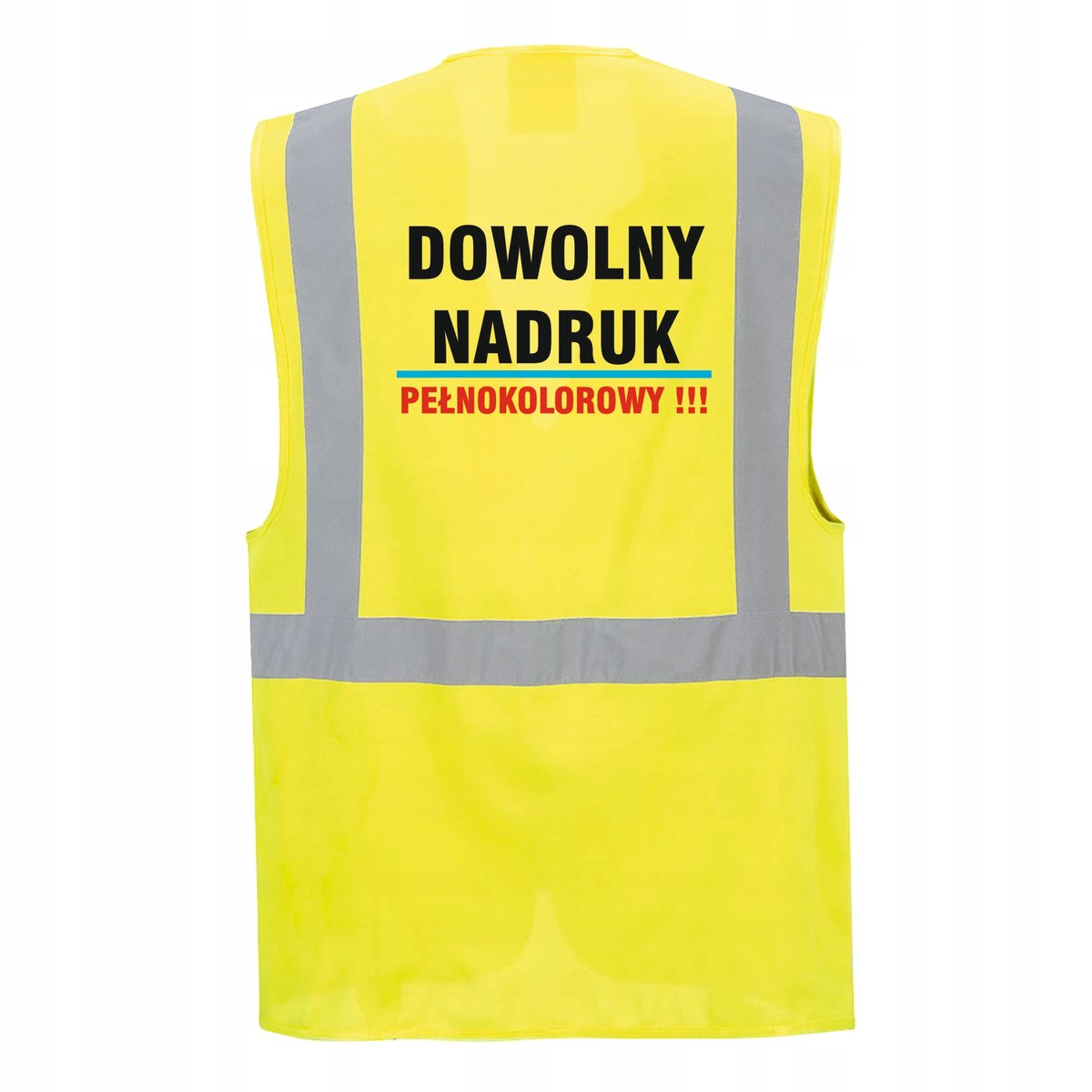 Kamizelka odblaskowa z zamkiem PORTWEST - 100szt z dowolnym nadrukiem