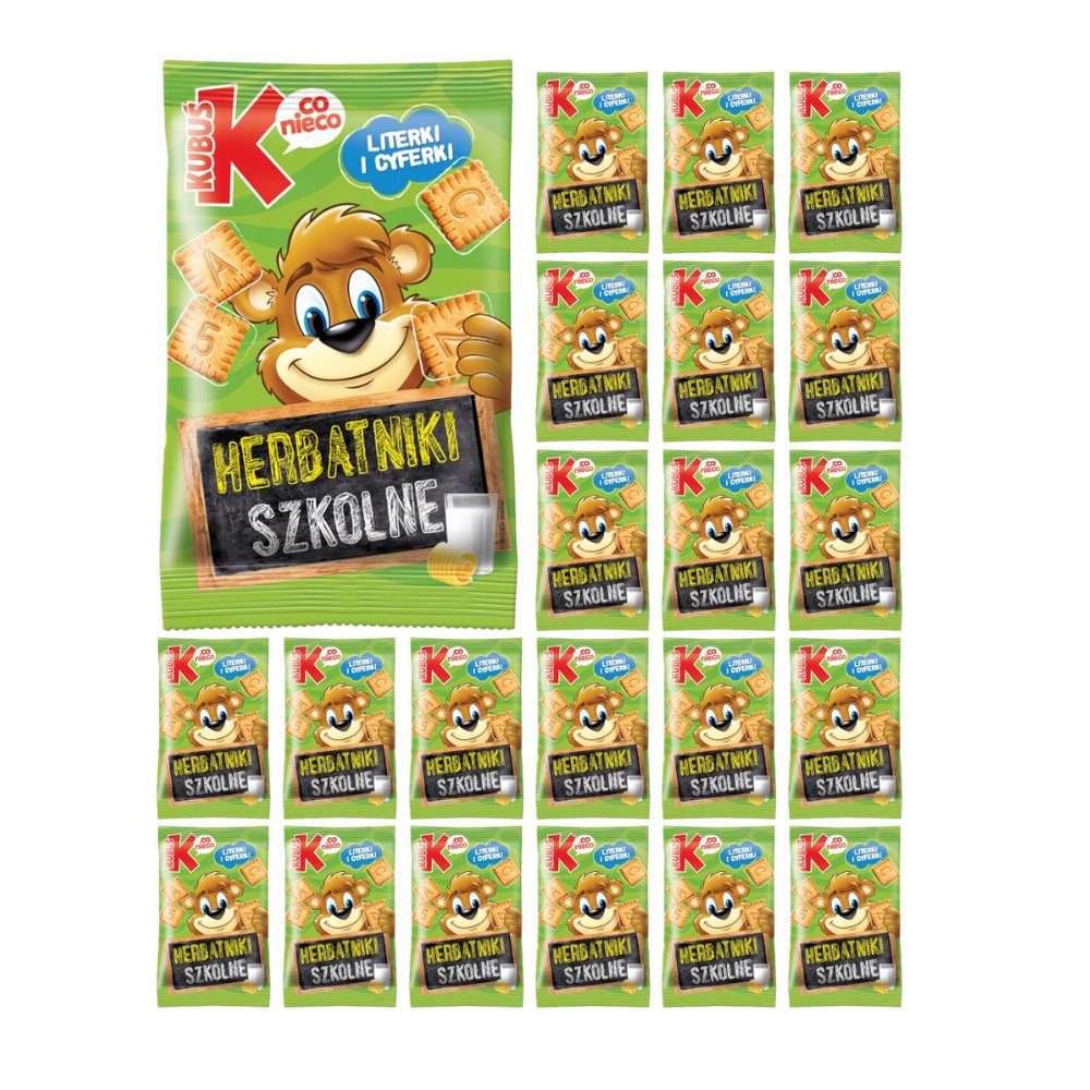 Kubuś Herbatniki maślane szkolne 30g x 22szt