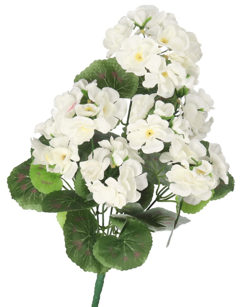 SZTUCZNE KWIATY ROŚLINY PELARGONIA BUKIET 45CM GĘSTY JAK ŻYWA