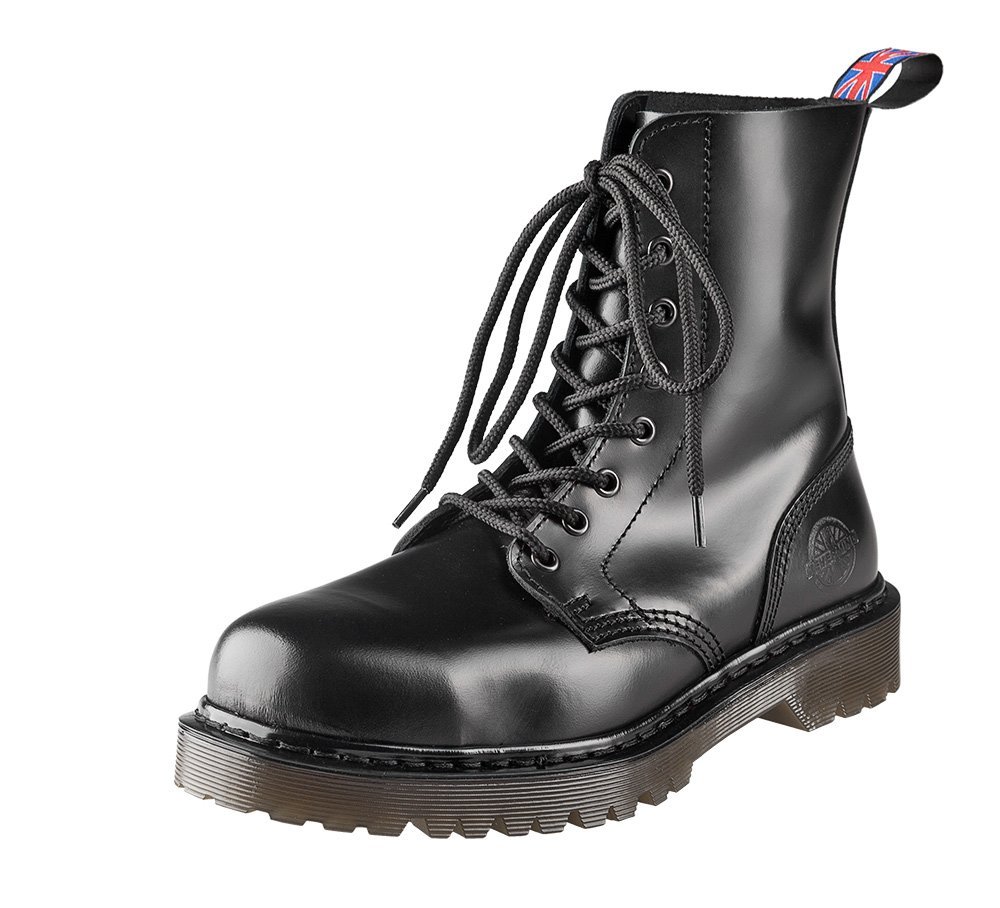 glany NEVERMIND - CZARNE (8 dziurek) polerowane-40