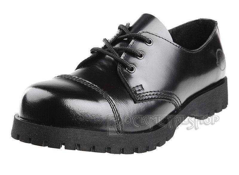 glany NEVERMIND - CZARNE (3 dziurki) polerowane-39