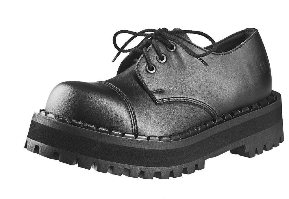 krótkie glany ALTERCORE czarne 3-dziurkowe (354 VEGETARIAN BLACK)-42