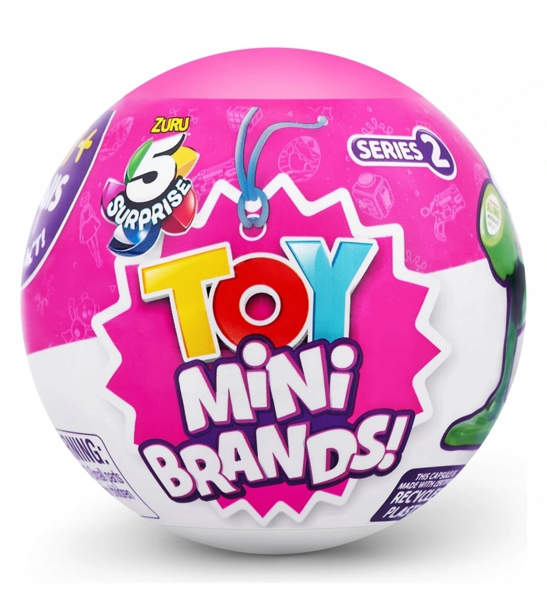MINI BRANDS KULA Niespodzianka Toy 5 mini Zabawek SERIA 2 Zuru