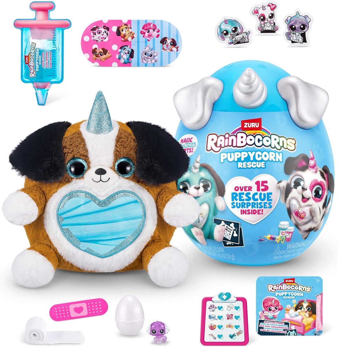 Rainbocorns PuppyCorn Rescue Jajo Piesek Surprise! Jajko Niespodzianka ZURU