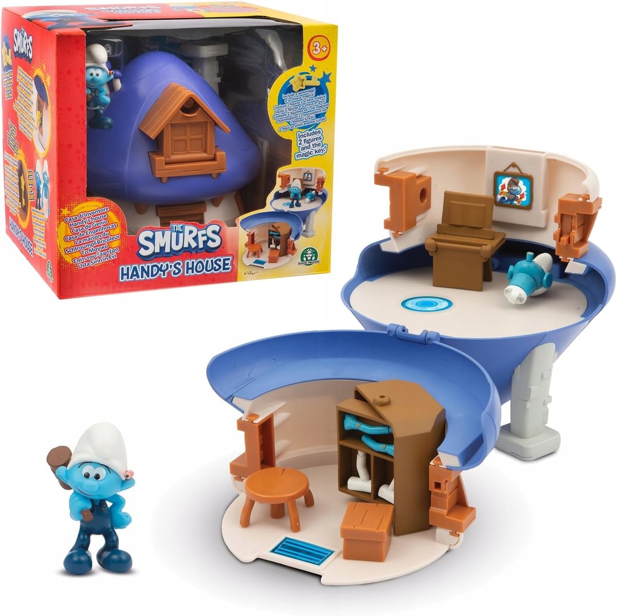 Smerfy Domek Pracusia z figurką i akcesoriami Giochi Preziosi Smurfs