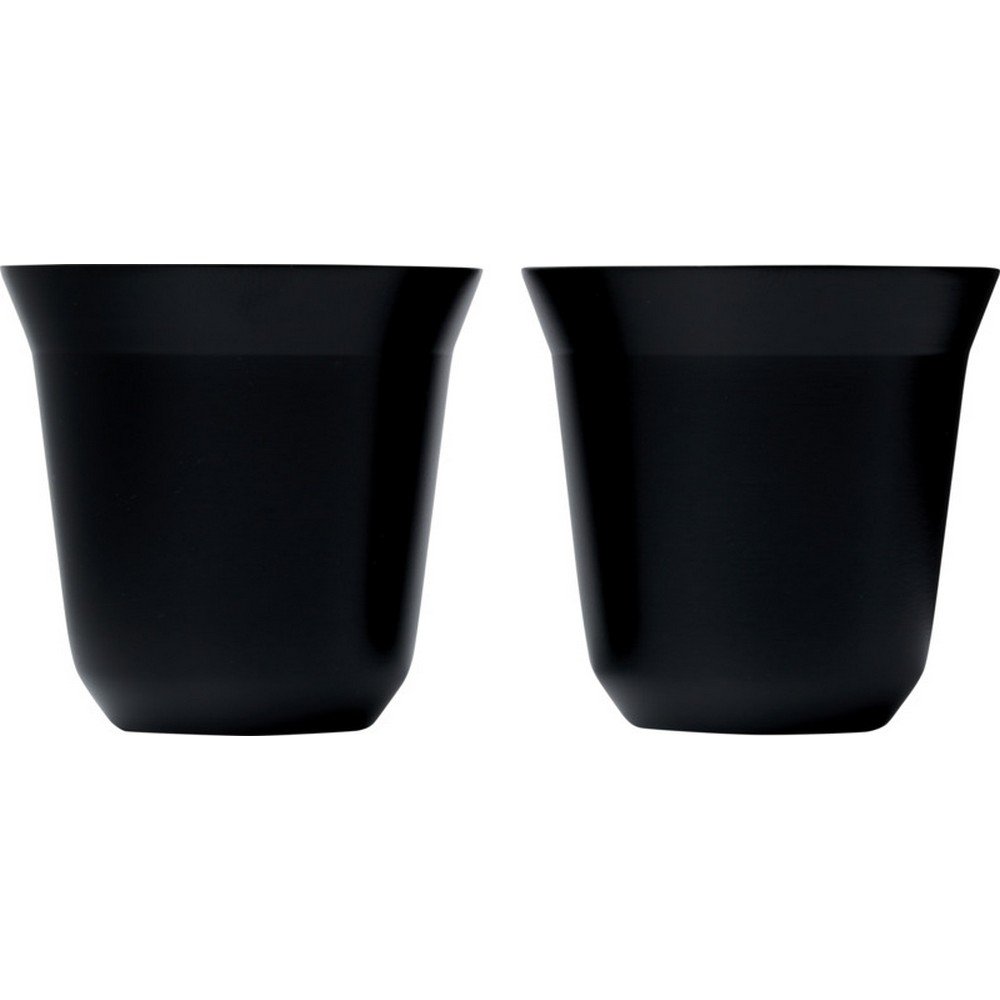 Filiżanka Do Espresso Duo Ze Stali Nierdzewnej O Pojemności 80 Ml (zestaw 2 Sztuk) (OS / Czarny)