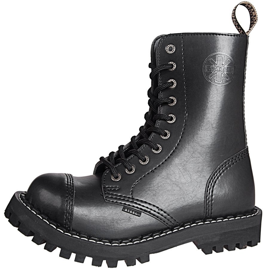 glany STEEL - VEGE BLACK (10 dziurek)-40