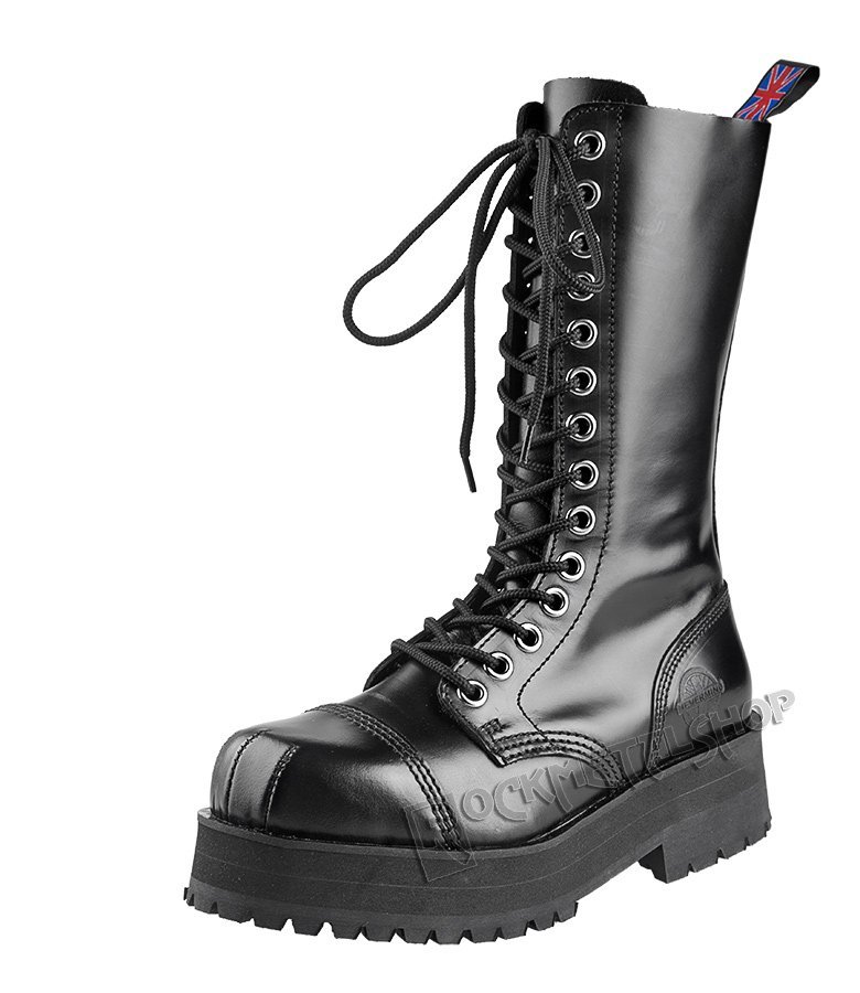 glany NEVERMIND - CZARNE (14 dziurek) polerowane-44