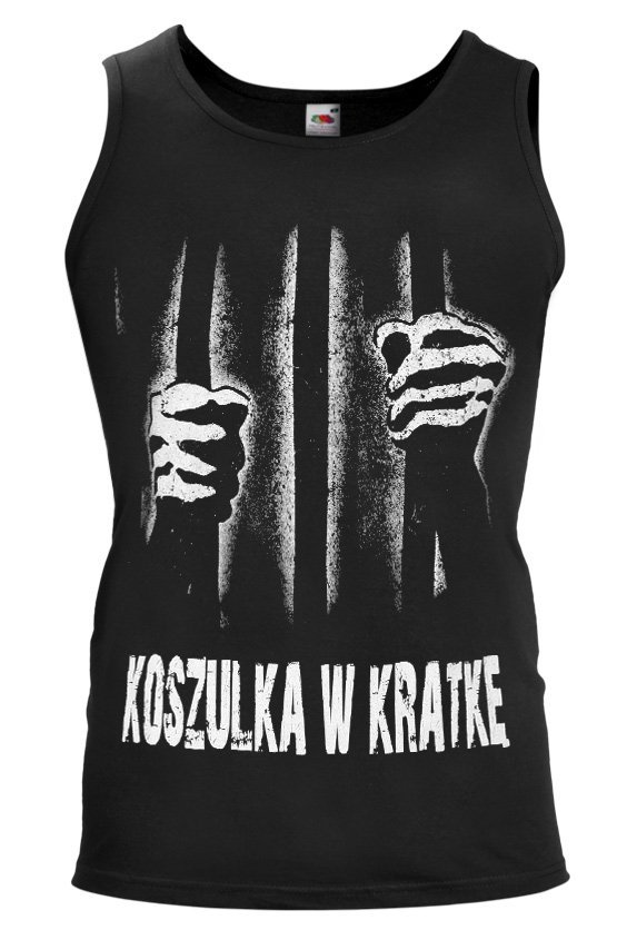 koszulka na ramiączkach KOSZULKA W KRATKĘ-XL