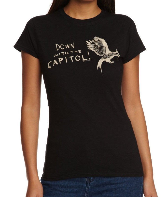 bluzka damska HUNGER GAMES - CATCHING FIRE - DOWN WITH-XL