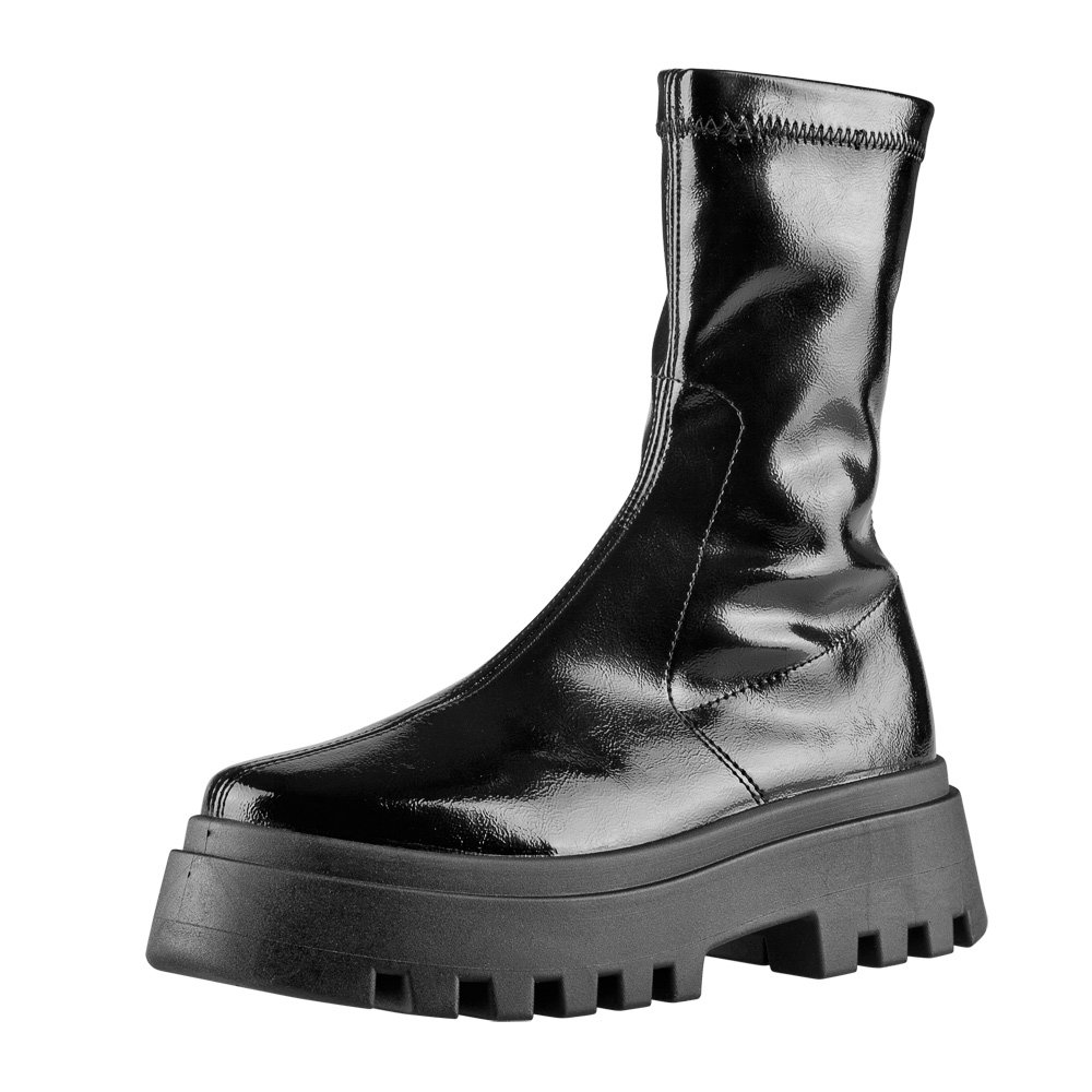 buty damskie ALTERCORE czarne (MORRIGAN BLACK PATENT)-41