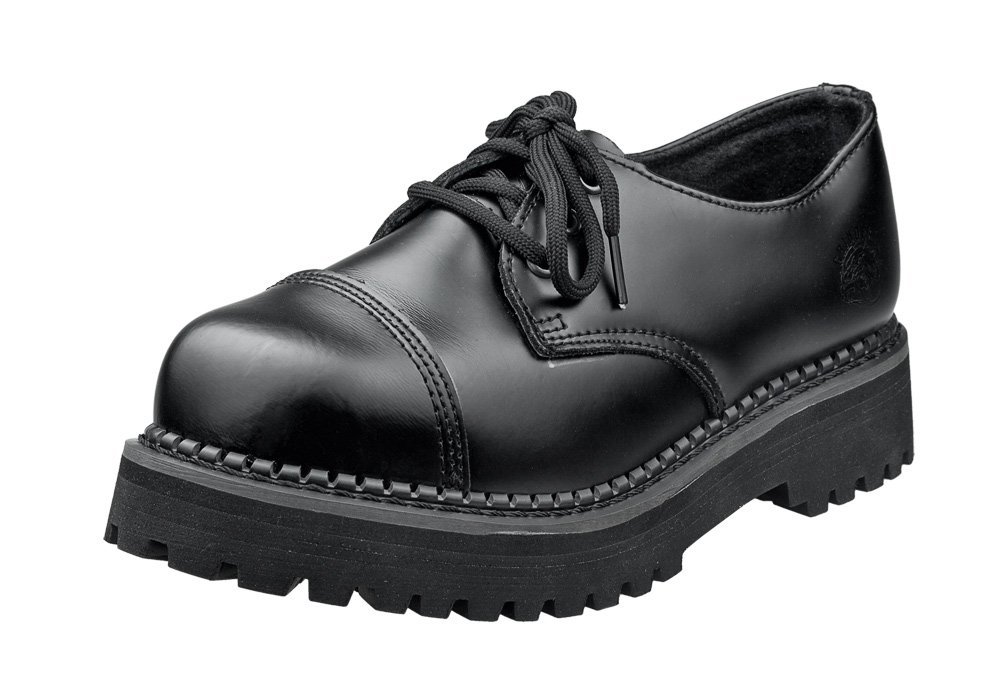 krótkie glany GRINDERS - BOXER (CS STC BLACK) 3-dziurkowe-45