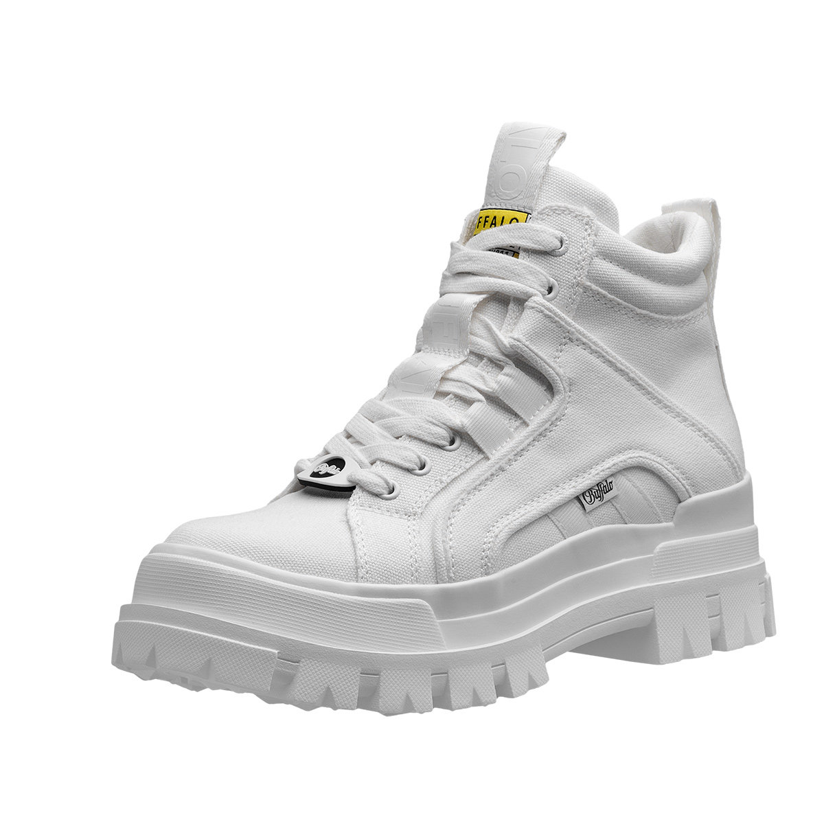 buty damskie BUFFALO - ASPHA NC MID WHITE VEGAN-40
