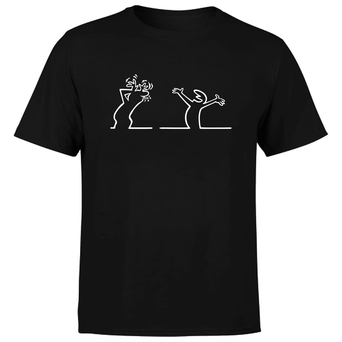 KOSZULKA MĘSKA Z NADRUKIEM LA LINEA BALUM 25C POSTAĆ LUDZIK S