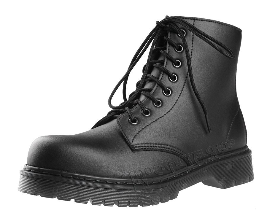 glany ALTERCORE czarne 8-dziurkowe (651 D VEGETARIAN BLACK) ciemny spód-41