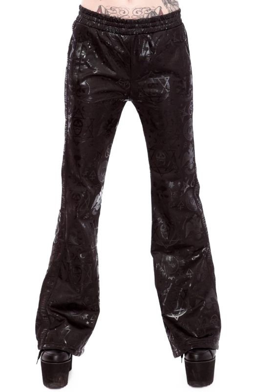 spodnie dresowe KILLSTAR - SIT AND SPIN,damskie dzwony-L