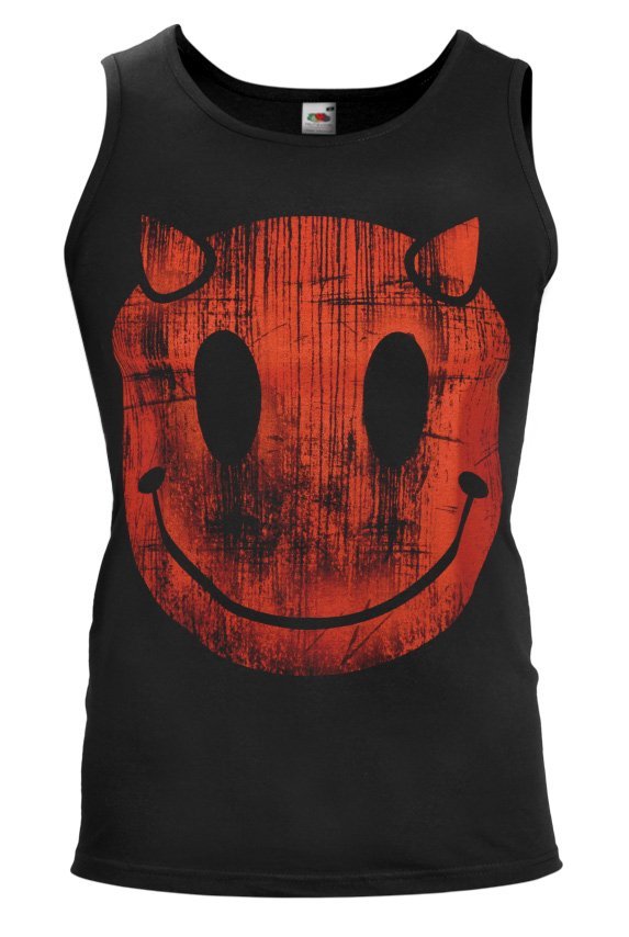 koszulka na ramiączkach DEVIL SMILEY-XL